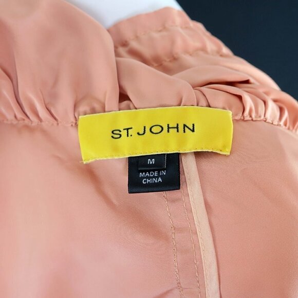 St John Cowl Neck Zip Front Lightweight Jacket - Picture 4 of 4